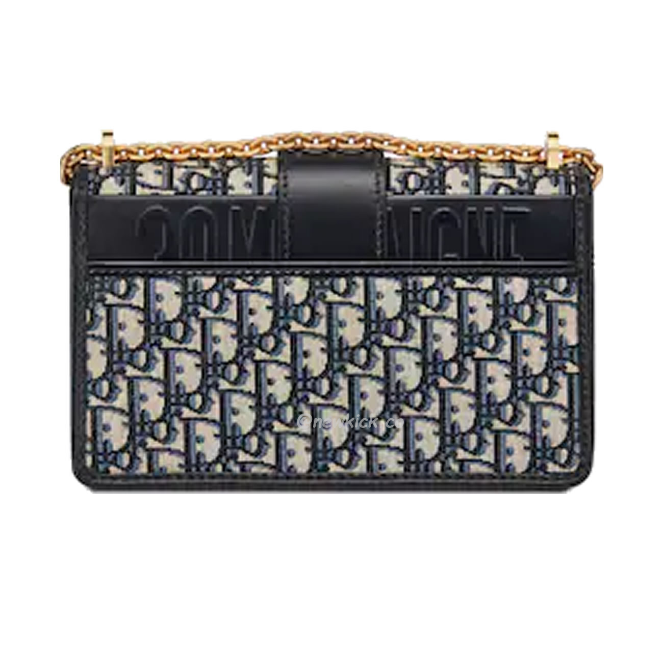 Dior 30 Montaigne Chain Bag Blue Dior Oblique Jacquard M9208utzq M928 (12) - newkick.vip