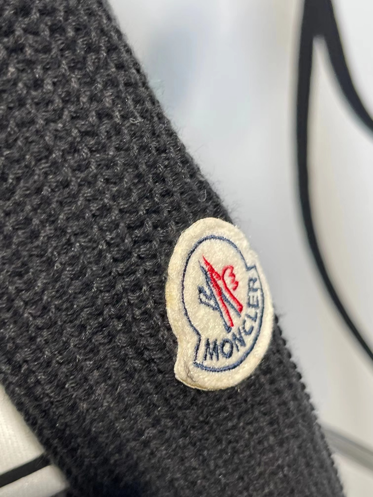 Moncler Neck Padded Shell And Virgin Wool Navy Jacket (8) - newkick.vip