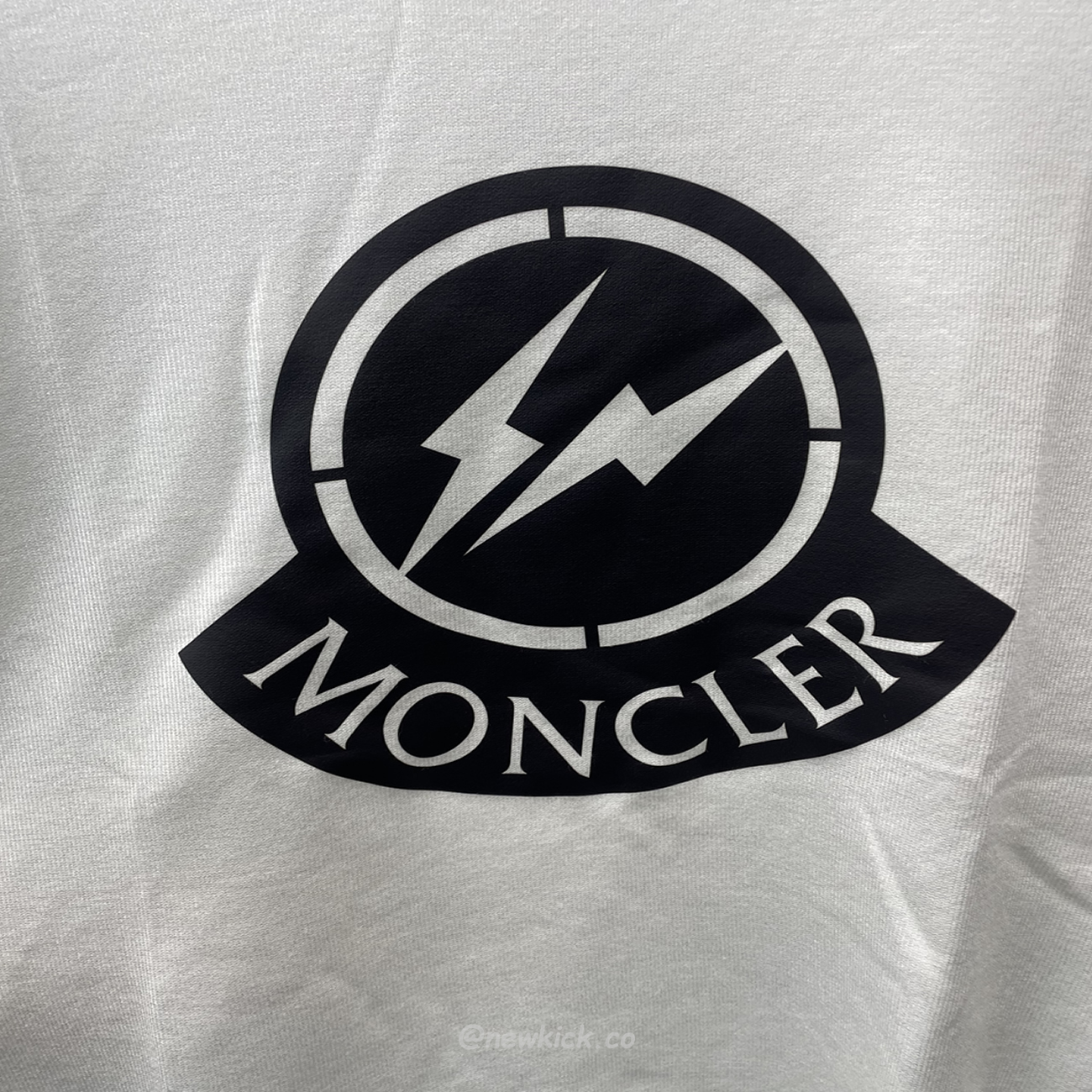 Moncler 2022 Crew Neck Pullover T Shirt Print White (2) - newkick.vip