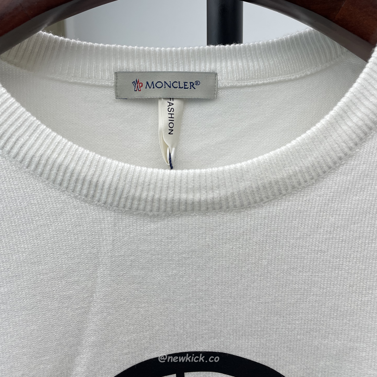 Moncler 2022 Crew Neck Pullover T Shirt Print White (4) - newkick.vip