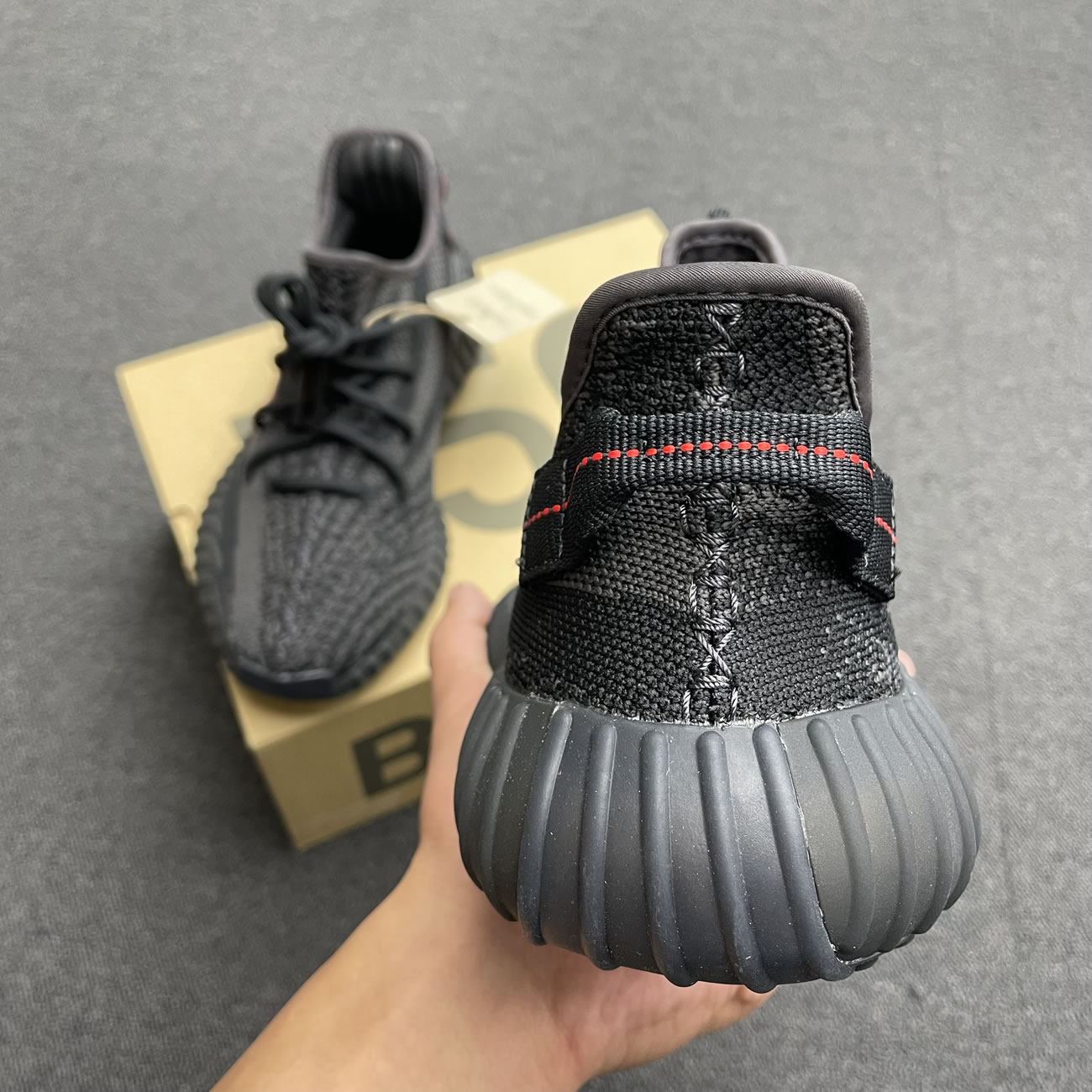 Adidas Yeezy Boost 350 V2 Dark Zebra Nk9655 (2) - newkick.vip