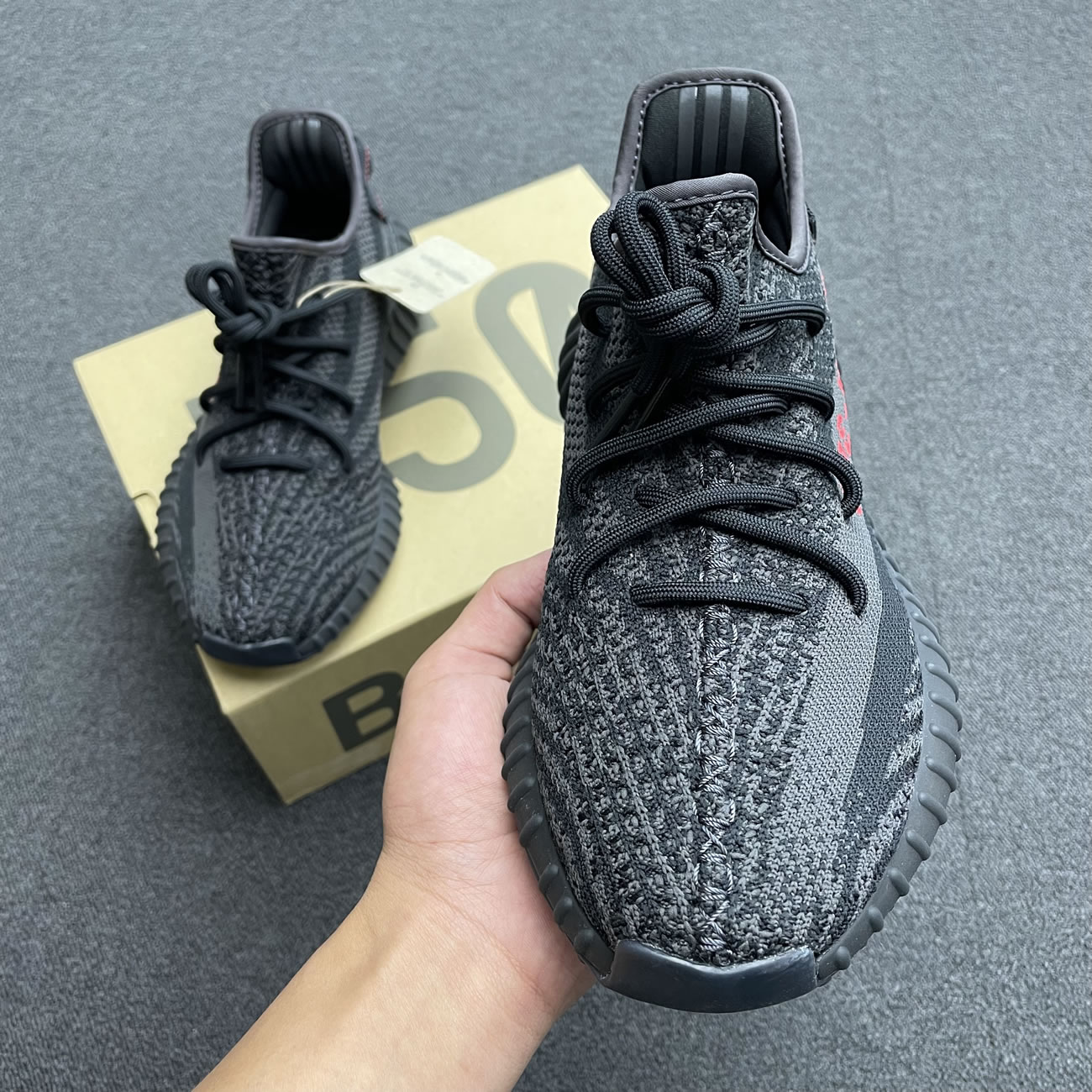 Adidas Yeezy Boost 350 V2 Dark Zebra Nk9655 (4) - newkick.vip