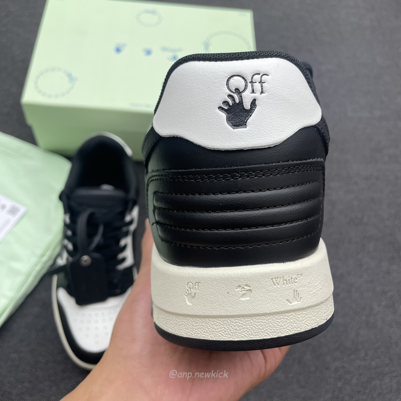 Off White Out Of Office Ooo Low Tops White Black White (16) - newkick.vip