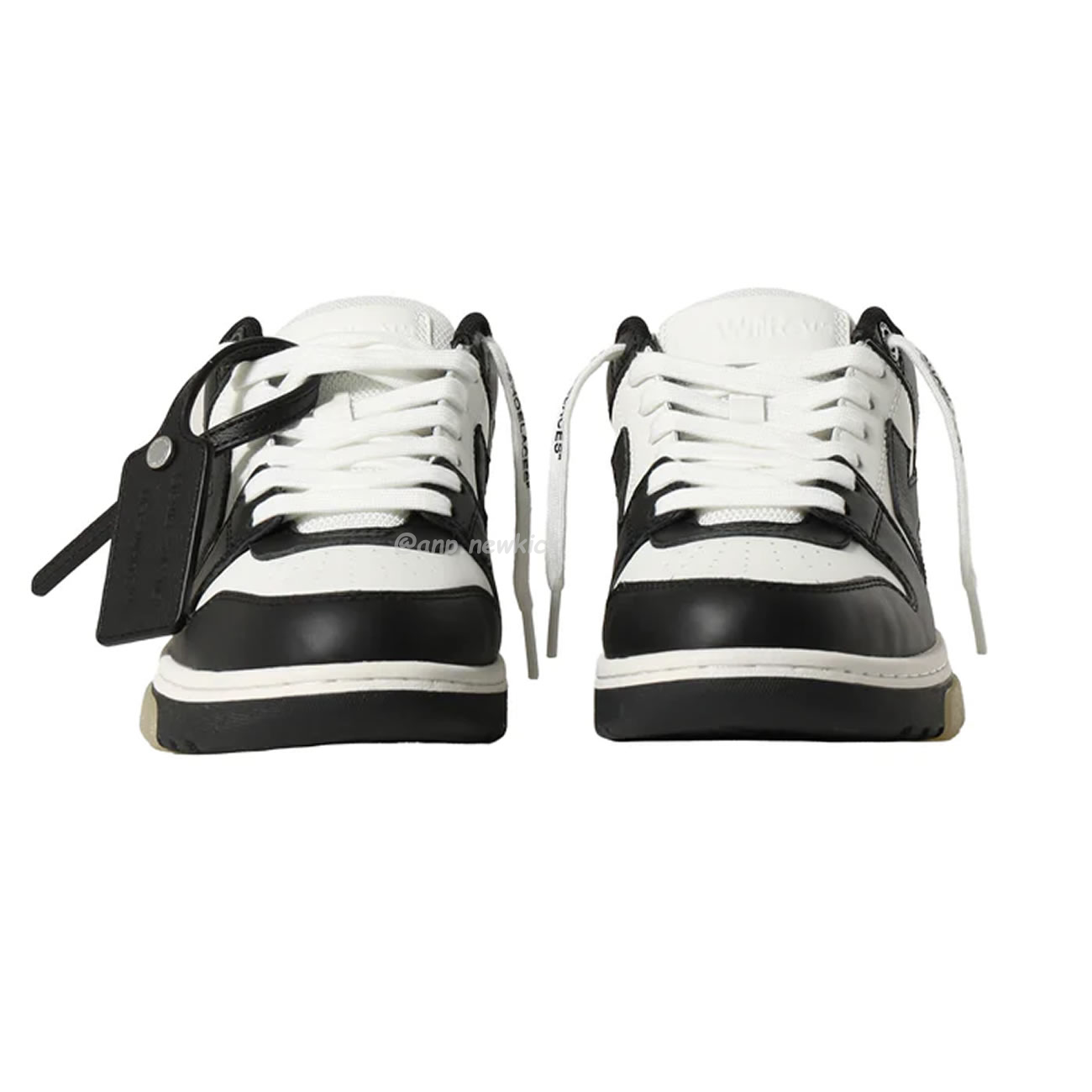 Off White Out Of Office Ooo Low Tops White Black White (6) - newkick.vip