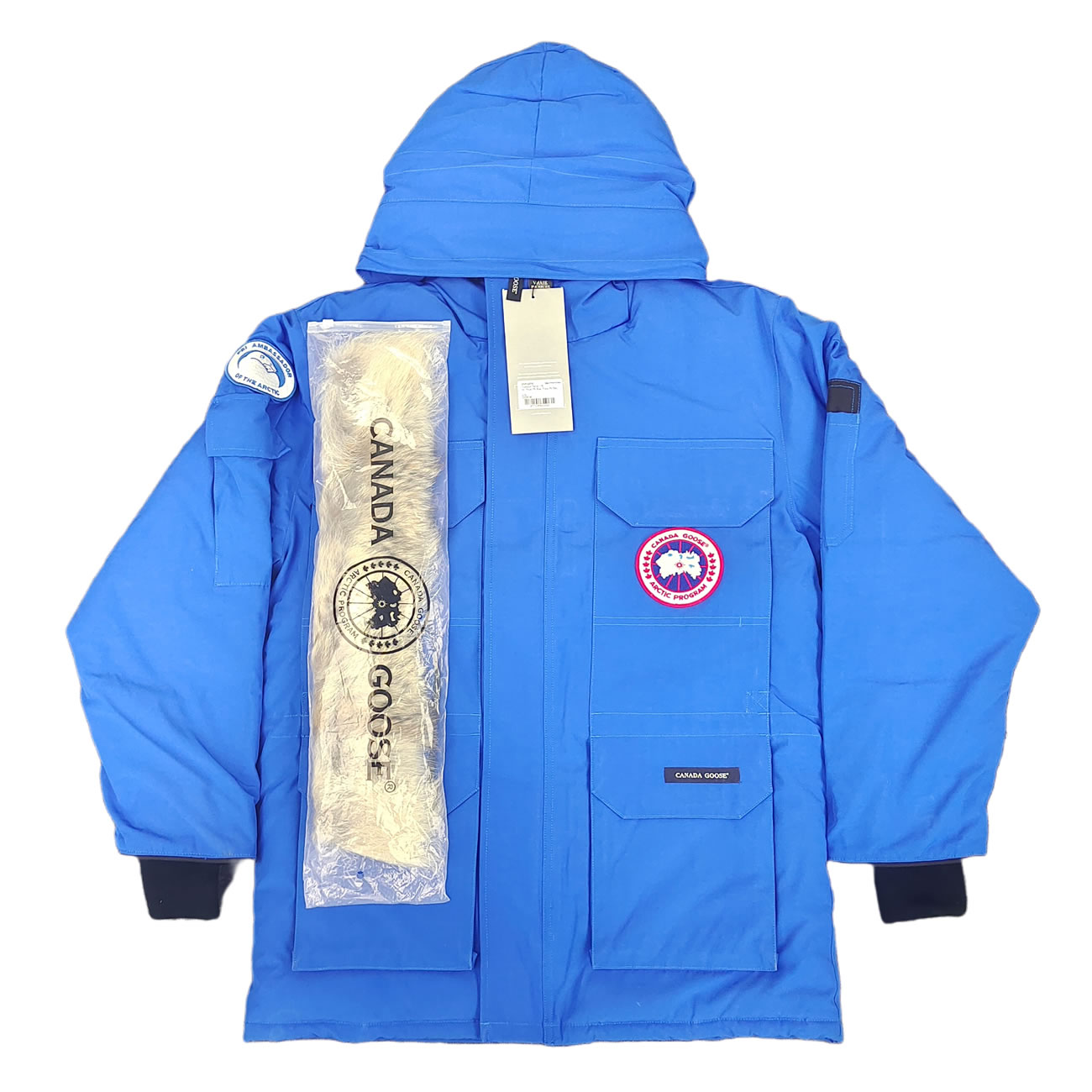 Canada Goose Expedition Logo Pbi Patch Parka Coat (4) - newkick.vip