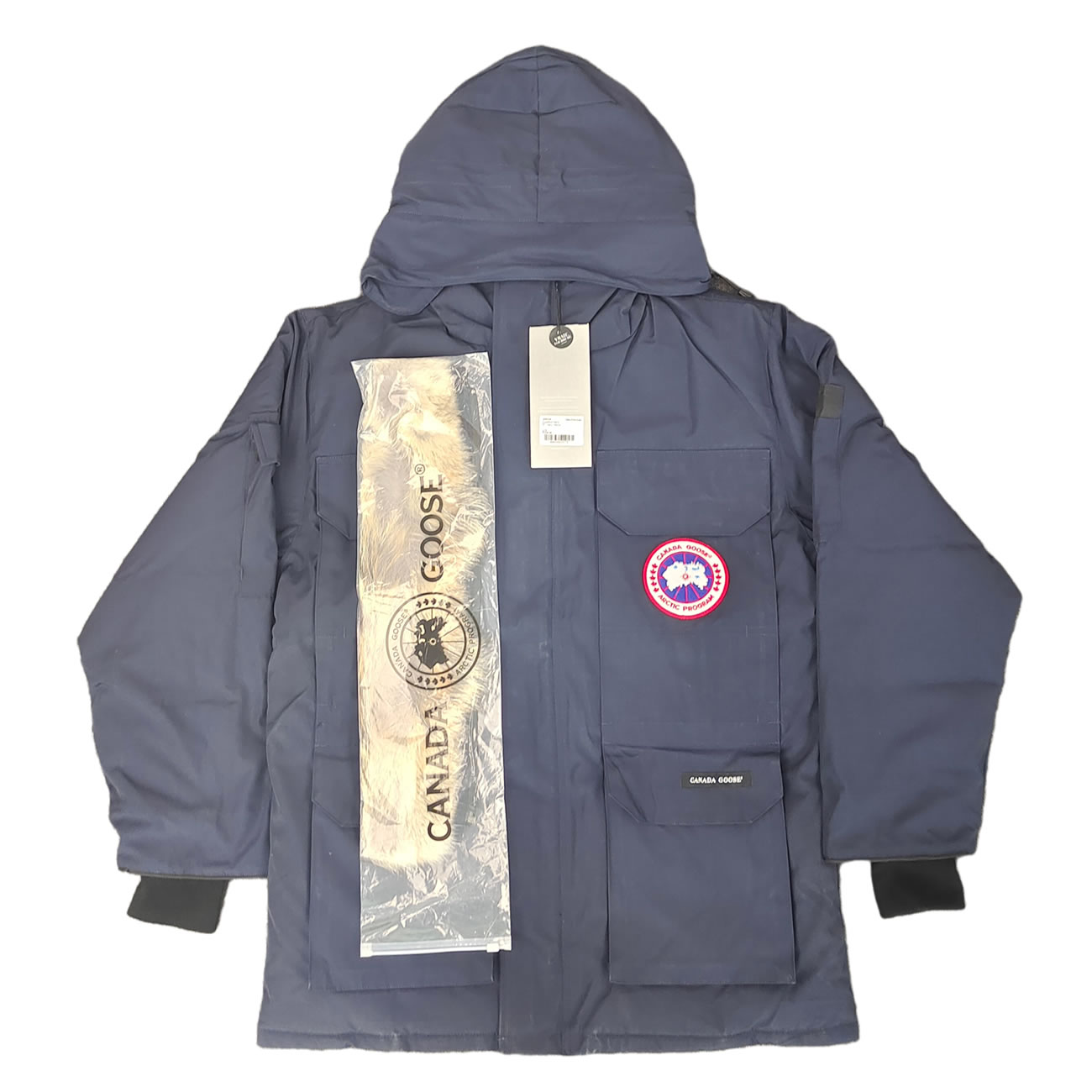 Canada Goose Expedition Logo Pbi Patch Parka Coat (7) - newkick.vip