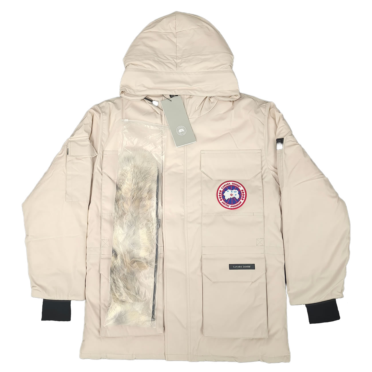 Canada Goose Expedition Logo Pbi Patch Parka Coat (8) - newkick.vip