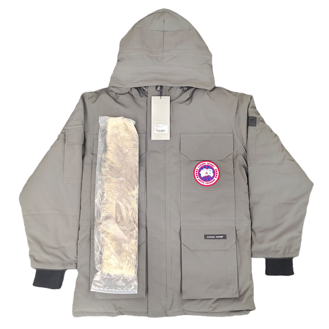 Canada Goose Expedition Logo Pbi Patch Parka Coat (9) - newkick.vip