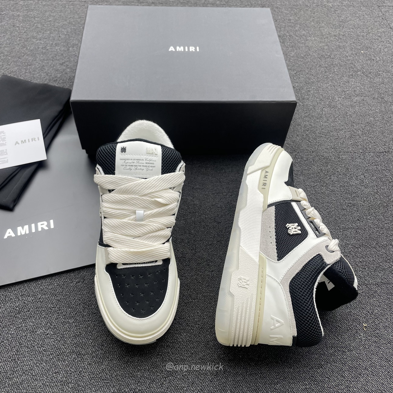 Amiri Ma 1 White Black Pf23mfs010 111 (9) - newkick.vip