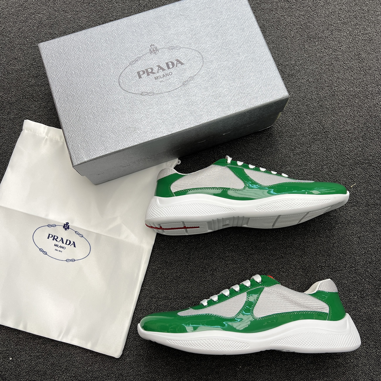 Prada America Cup Mango Silver 4e3400 Asz F0bx6 (9) - newkick.vip