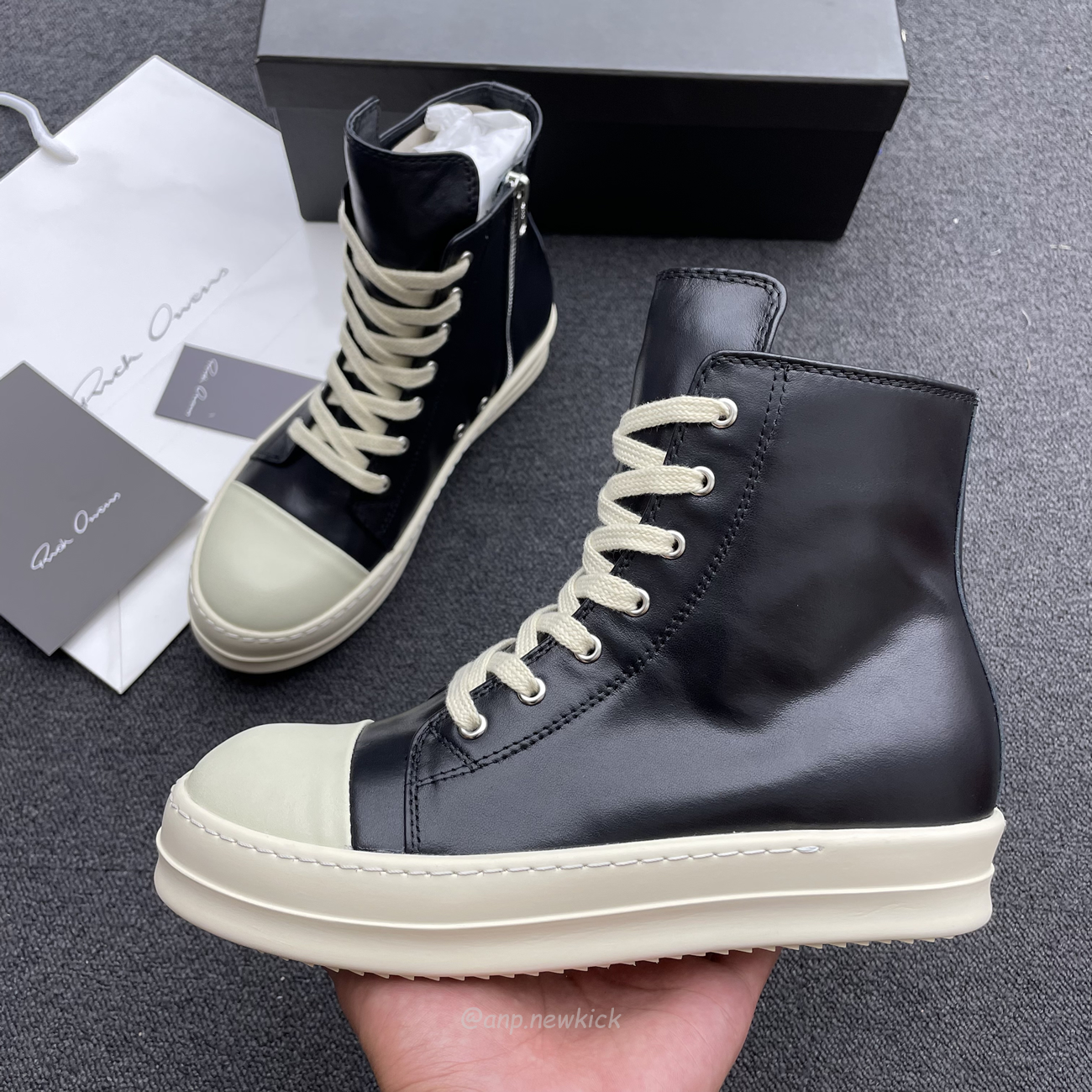 Rick Owens Women Sneakers Blk (10) - newkick.vip