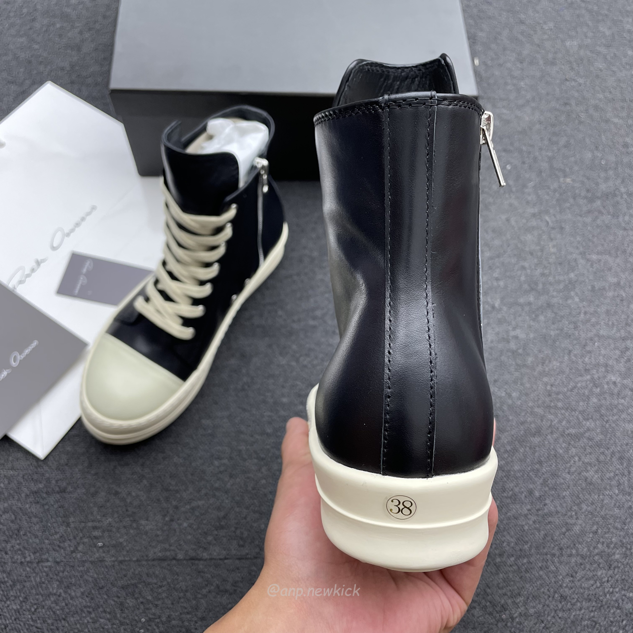 Rick Owens Women Sneakers Blk (12) - newkick.vip