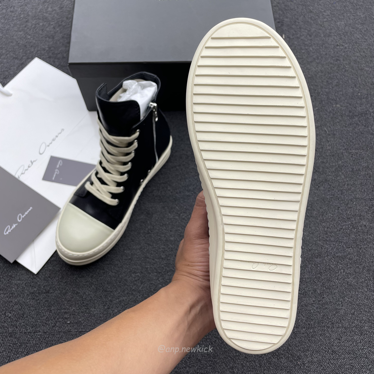 Rick Owens Women Sneakers Blk (6) - newkick.vip