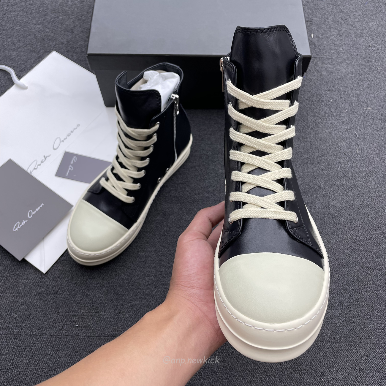 Rick Owens Women Sneakers Blk (9) - newkick.vip