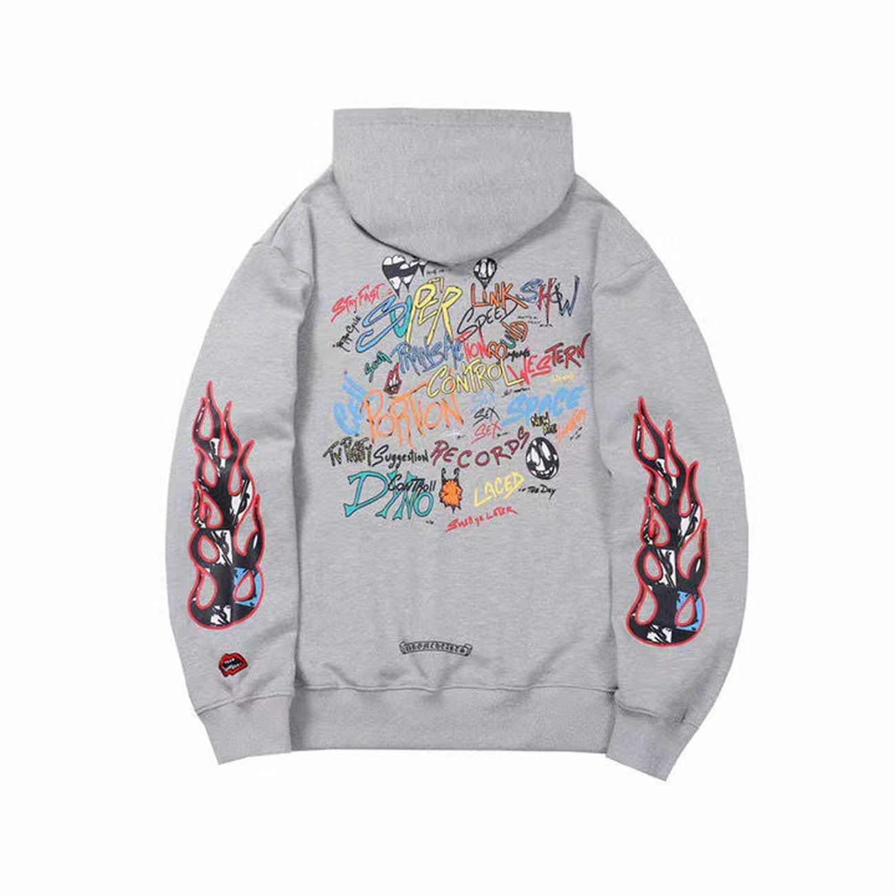 Chrome Hearts Matty Boy Brain Wave Hoodie Chrome Hearts Grey Ss21 (1) - newkick.vip