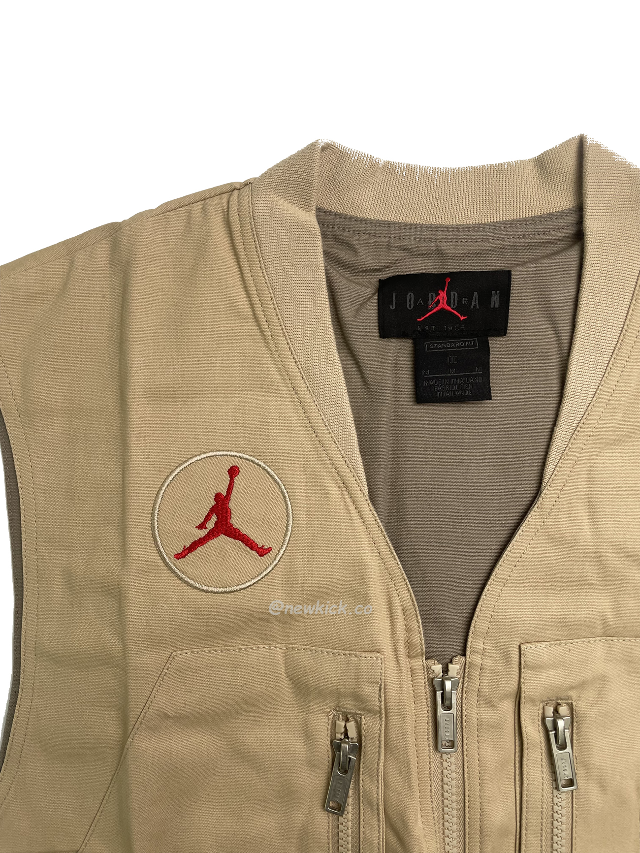 Travis Scott Cactus Jack X Jordan Utility Vest Asia Sizing Desertkhakiuni Ersity Red Ss21 (3) - newkick.vip