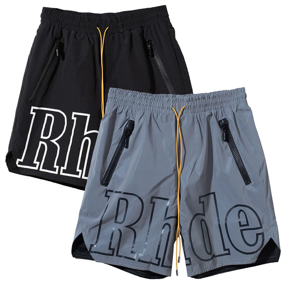 Rhude Rh Logo Shorts (1) - newkick.vip