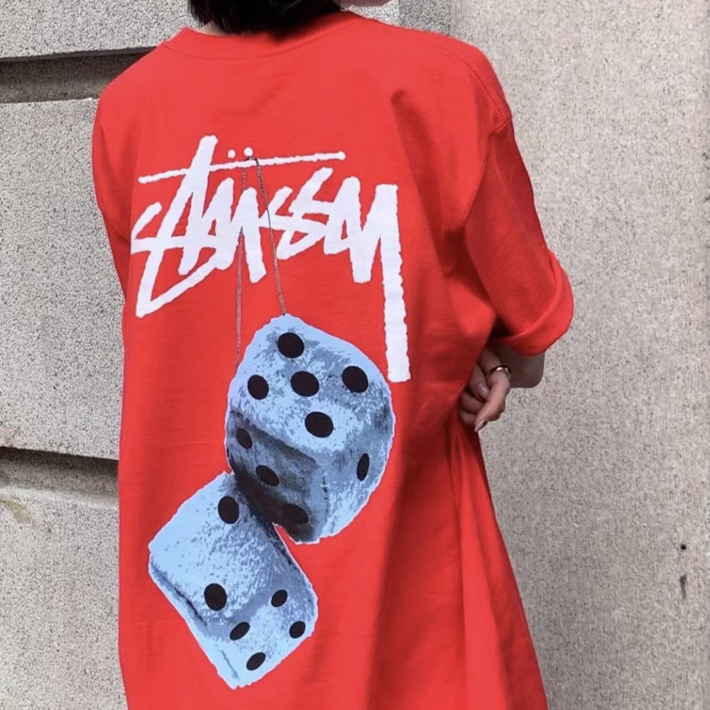 Stussy Fuzzy Dice Tee (1) - newkick.vip