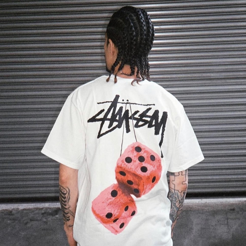 Stussy Fuzzy Dice Tee (14) - newkick.vip