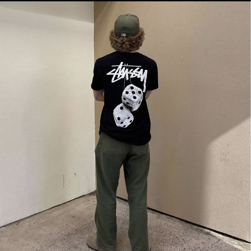 Stussy Fuzzy Dice Tee (2) - newkick.vip