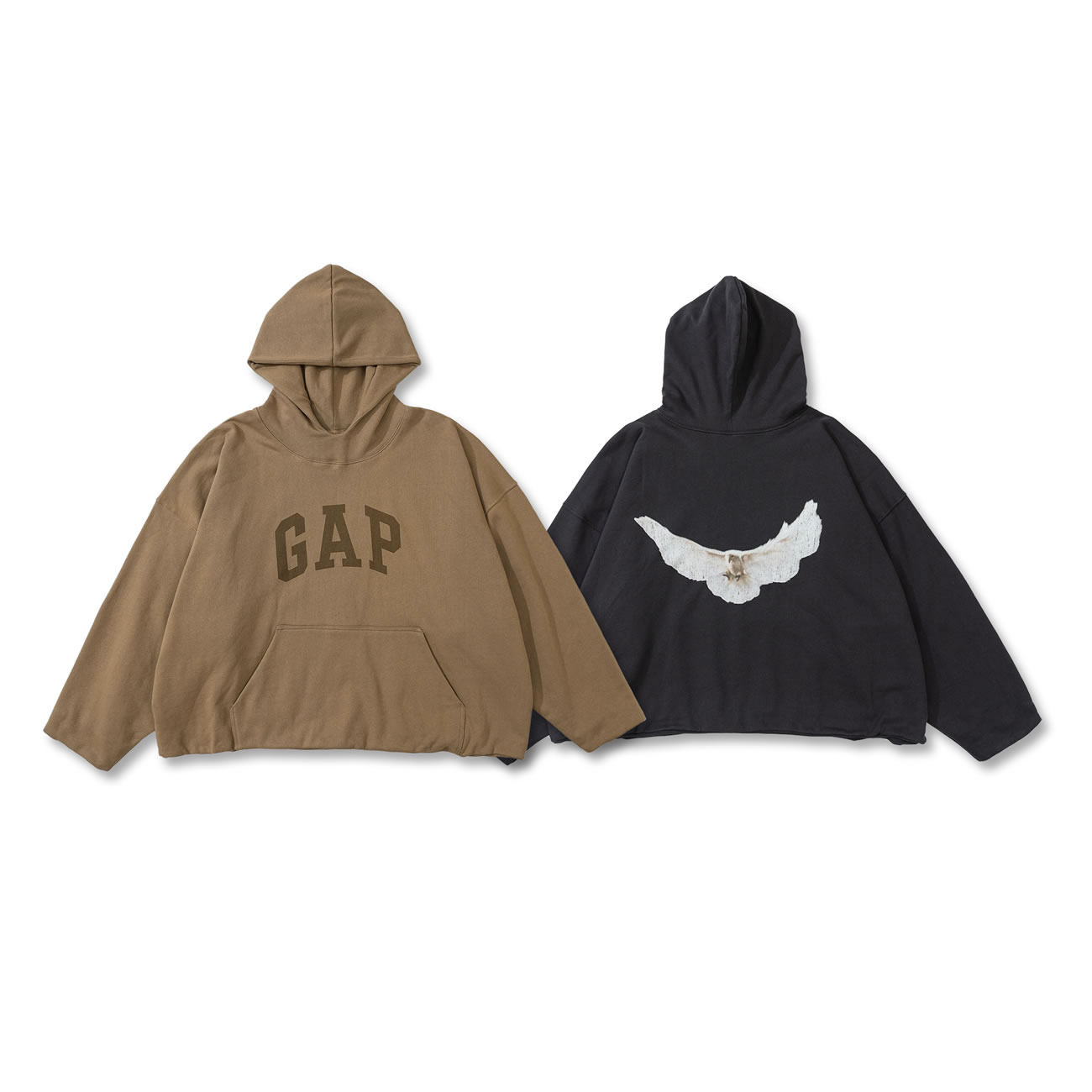 Yeezy Gap Engineered By Balenciaga Dove Hoodie Washed Black Ss22 (1) - newkick.vip