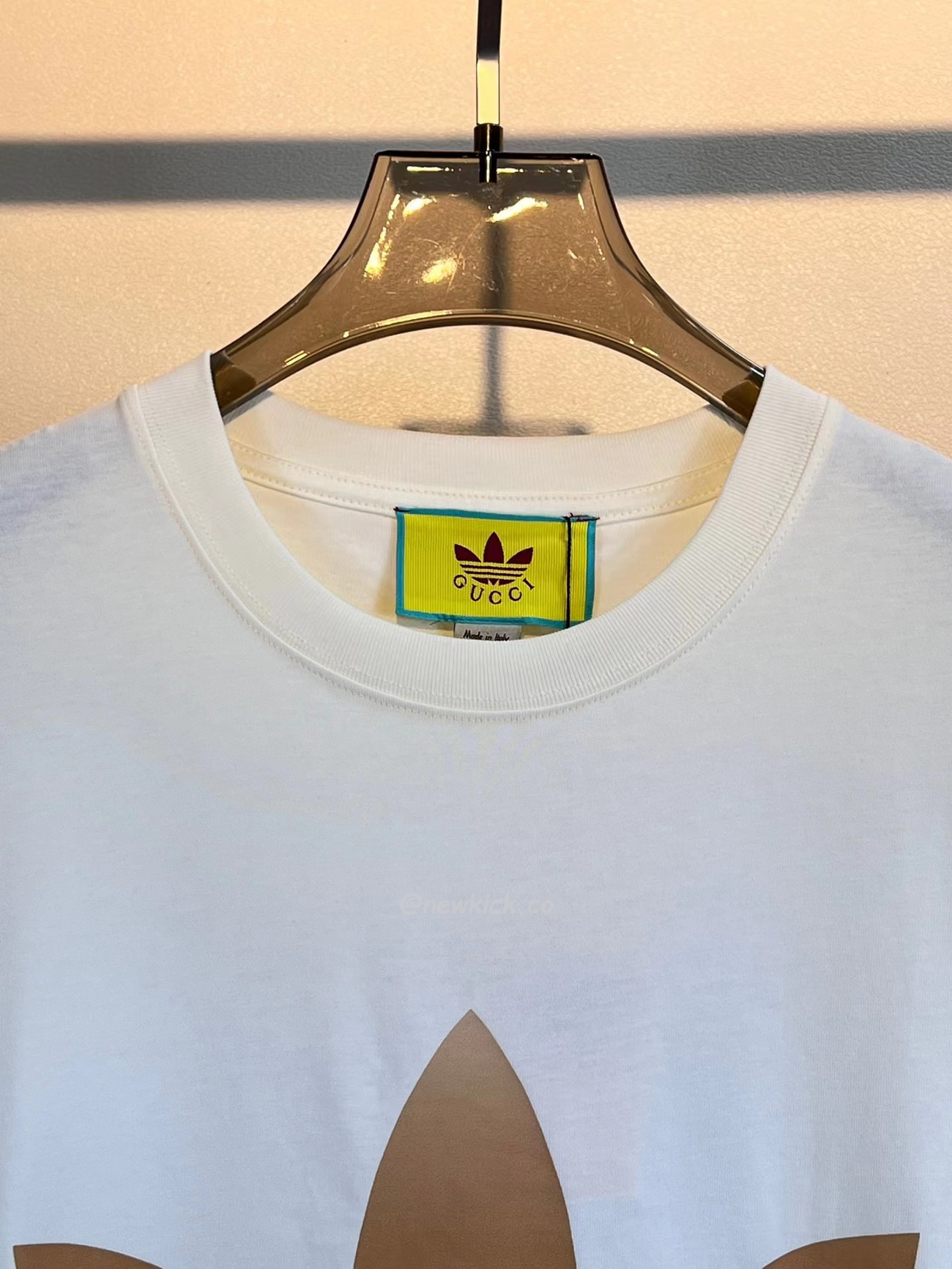 Gucci X Adidas Cotton Jersey T Shirt (10) - newkick.vip