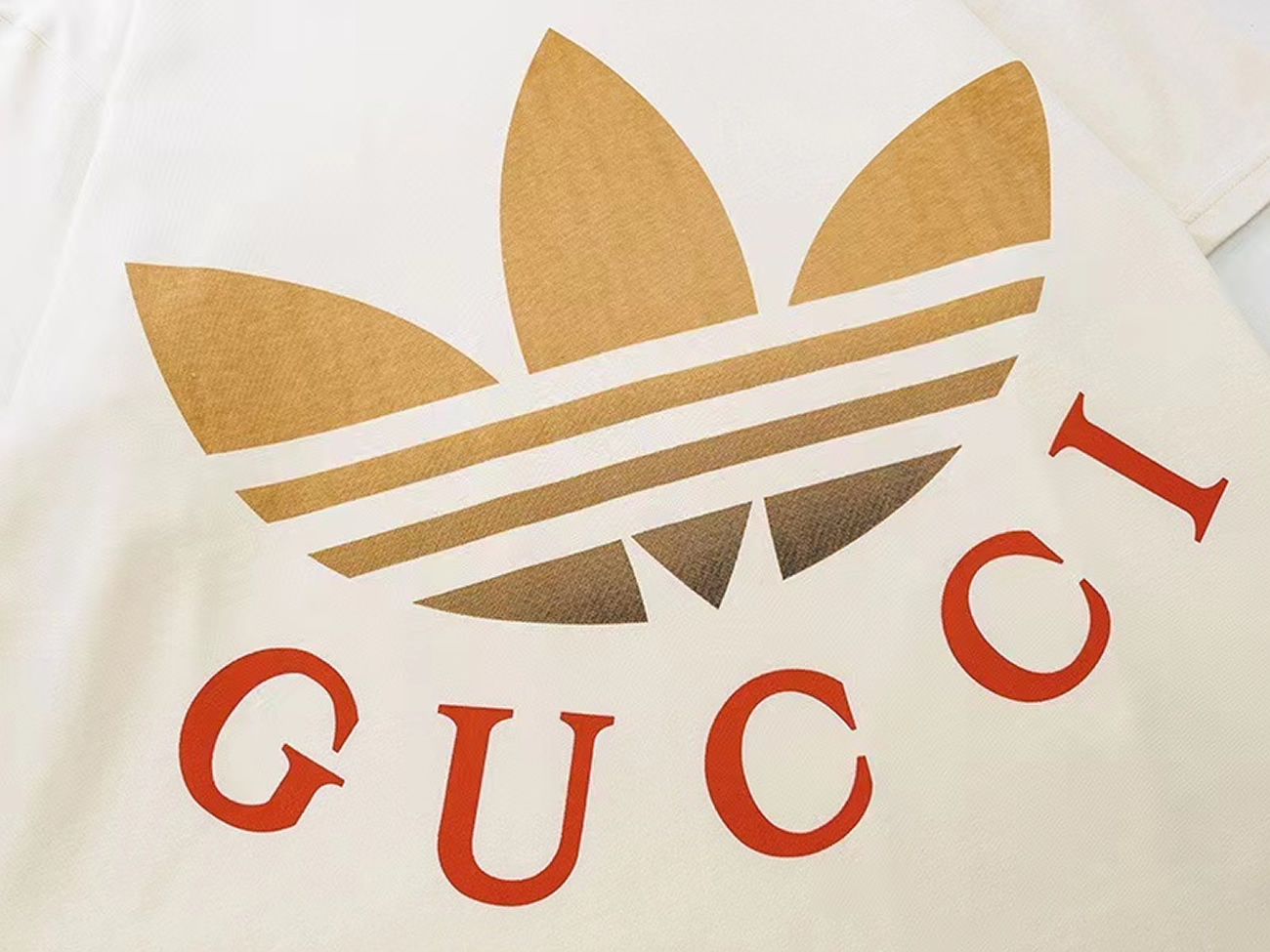 Gucci X Adidas Cotton Jersey T Shirt (3) - newkick.vip