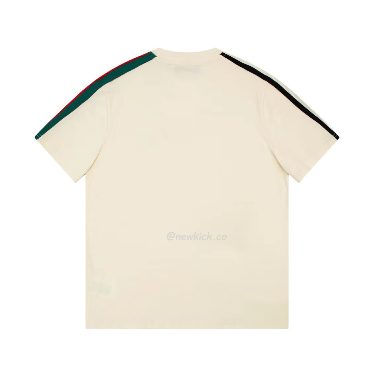 Gucci X Adidas Trefoil Print T Shirt Off White Ss22 (6) - newkick.vip