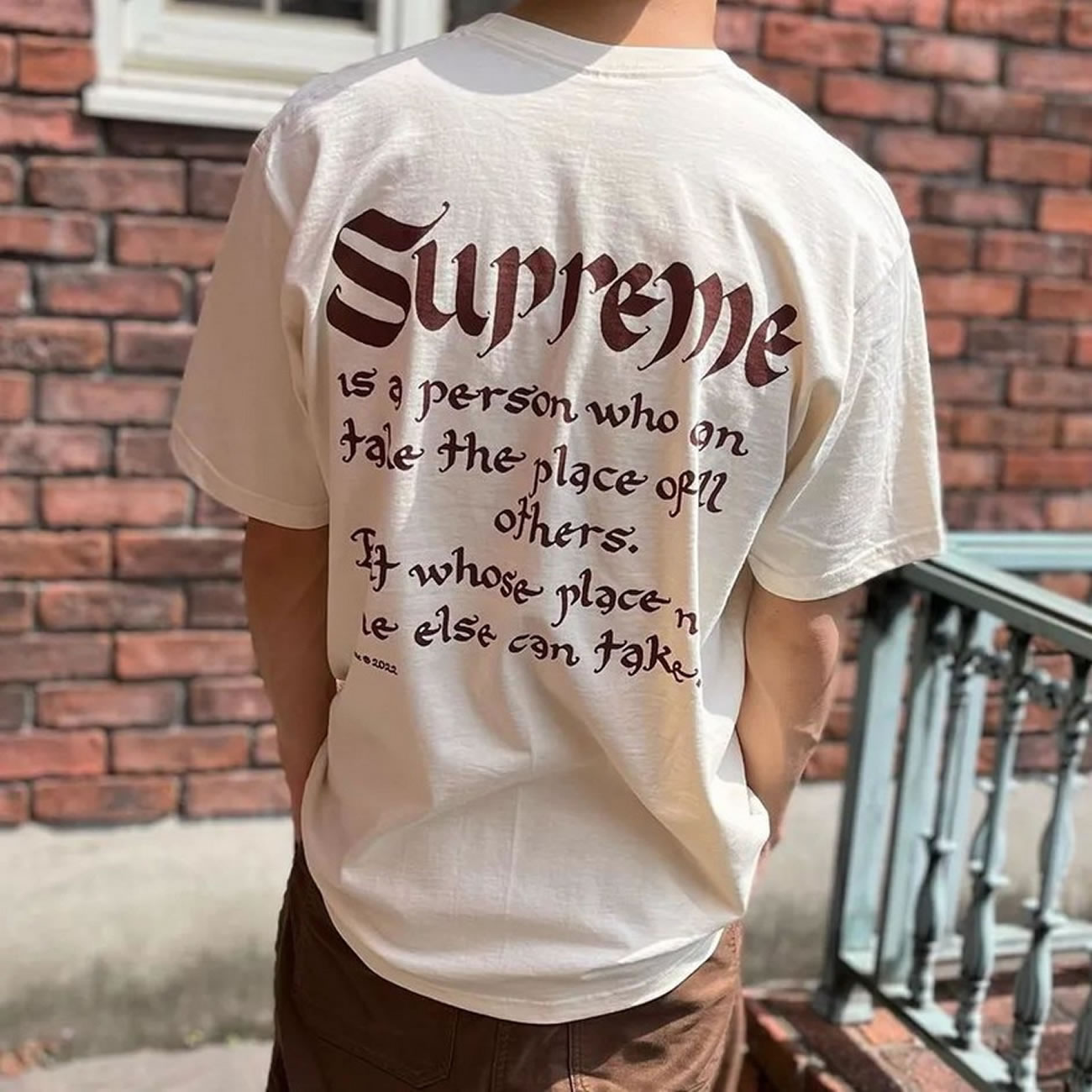 Supreme 22ss Person Tee(11) - newkick.vip