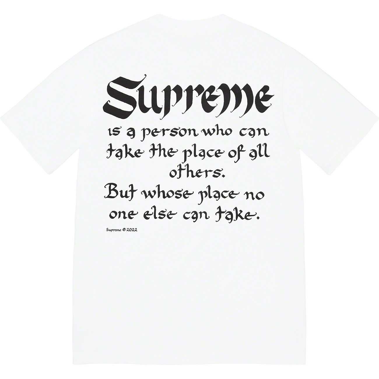 Supreme 22ss Person Tee(3) - newkick.vip