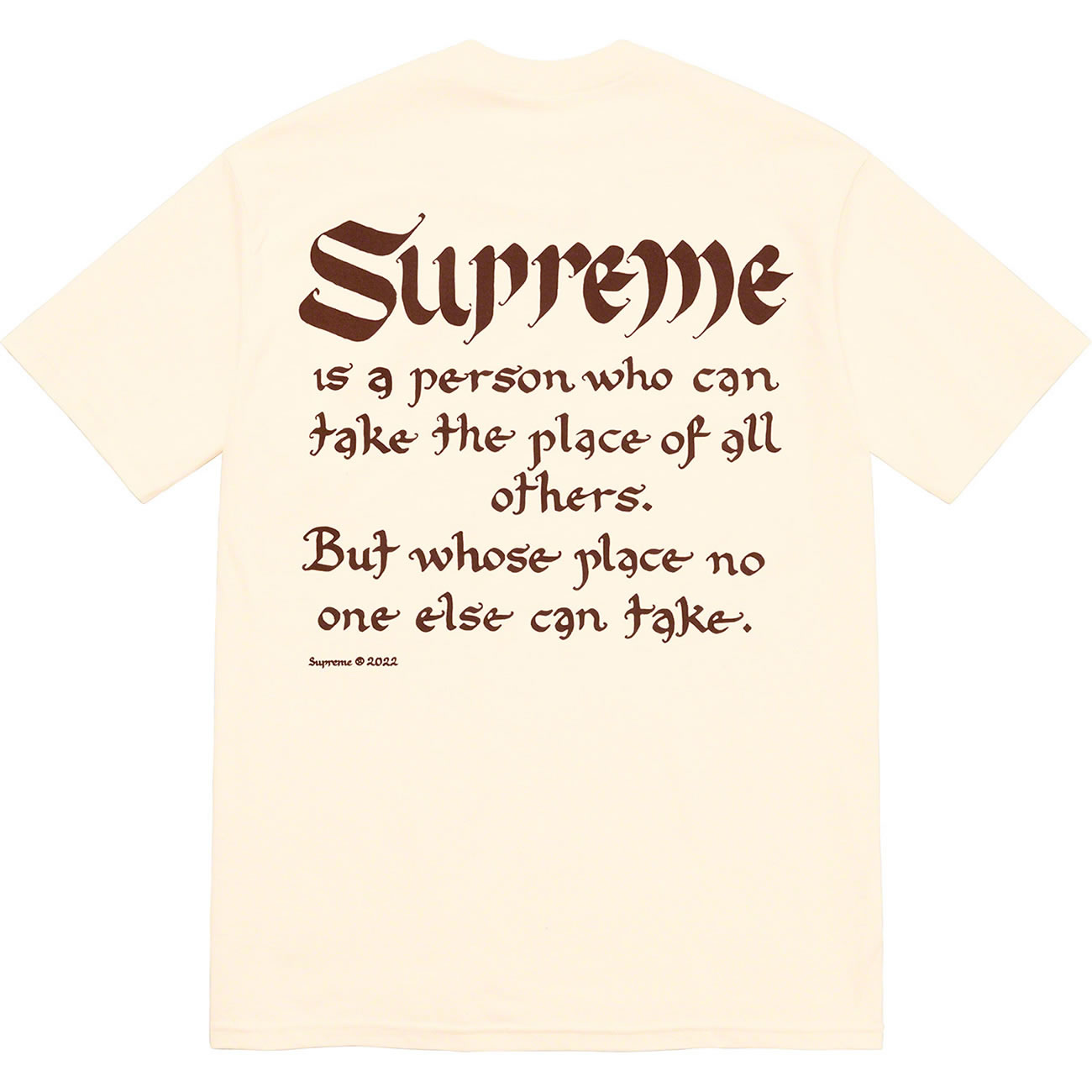 Supreme 22ss Person Tee(7) - newkick.vip