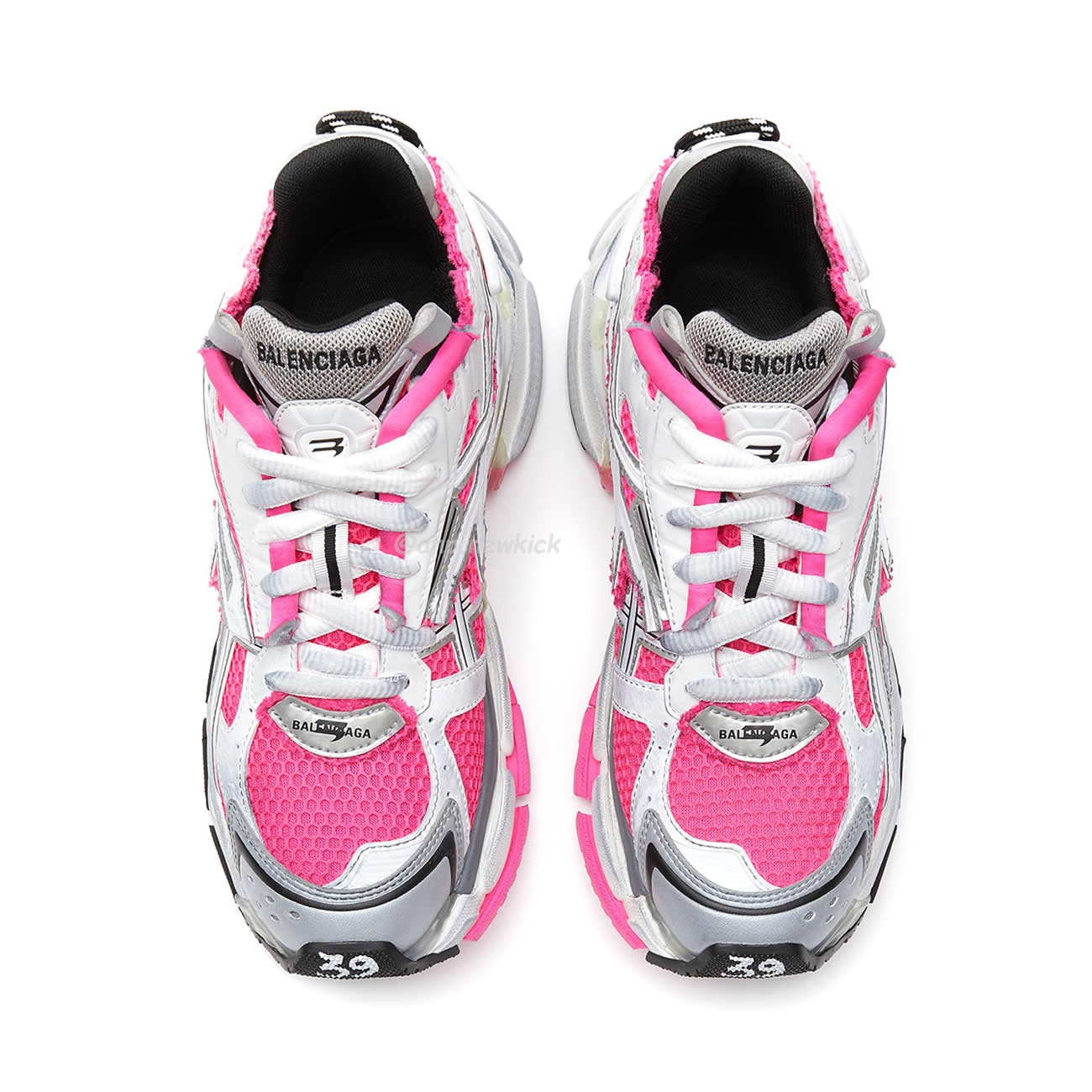 Balenciaga Runner Panelled Pink Sneakers (3) - newkick.vip