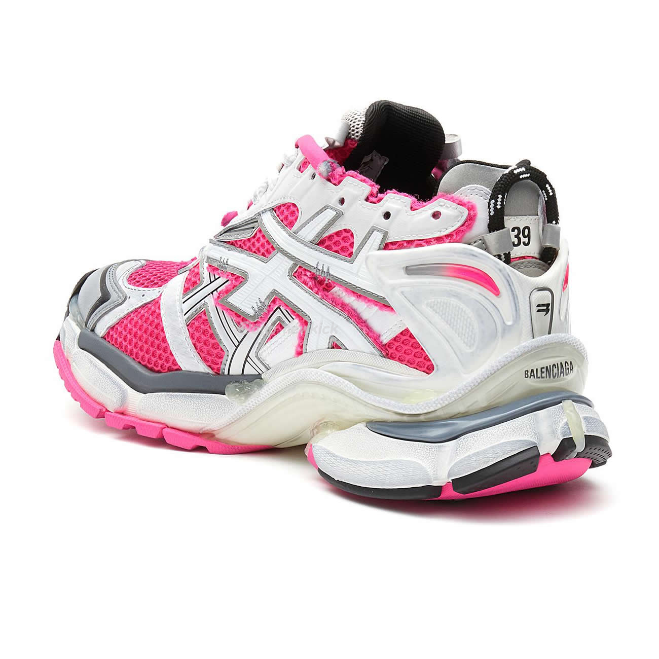 Balenciaga Runner Panelled Pink Sneakers (4) - newkick.vip