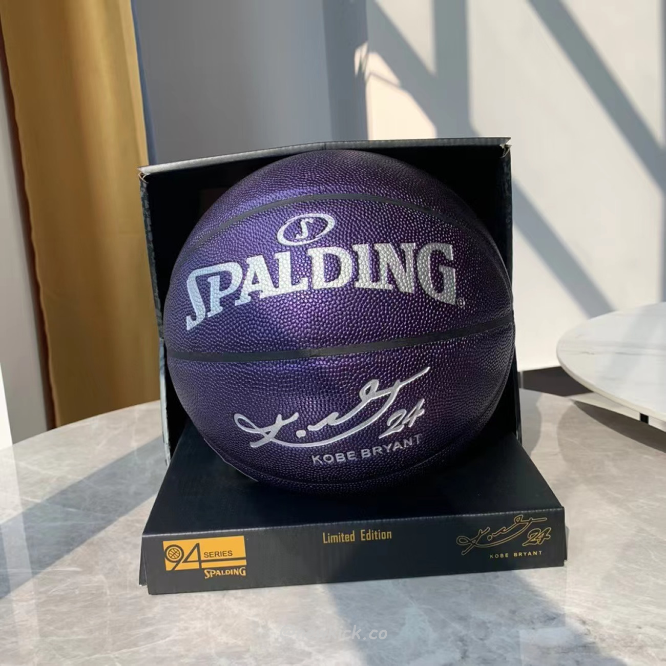 Spalding Kobe Bryant 24k Basketball Black Purple (10) - newkick.vip