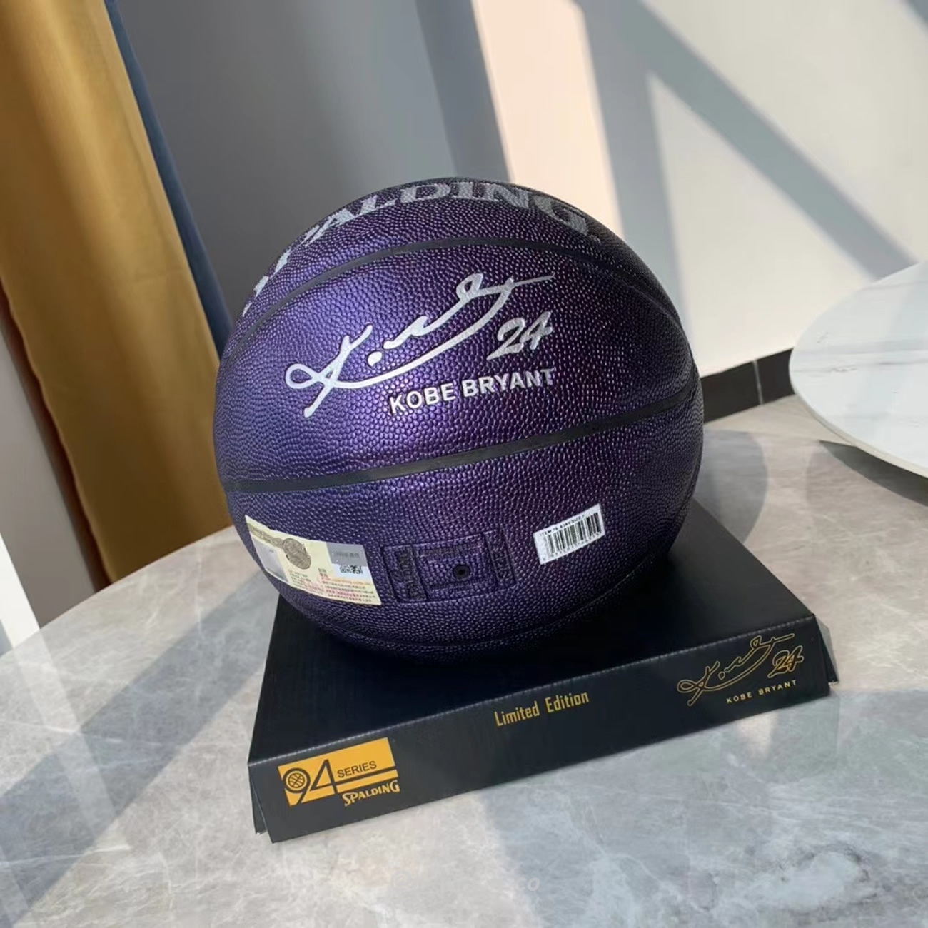 Spalding Kobe Bryant 24k Basketball Black Purple (13) - newkick.vip