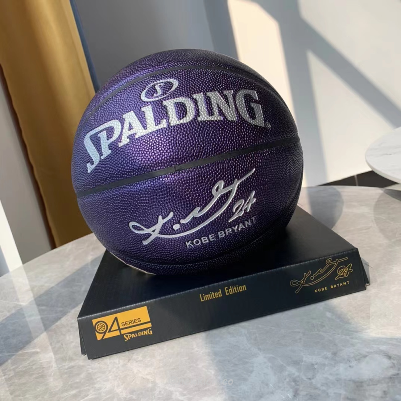 Spalding Kobe Bryant 24k Basketball Black Purple (7) - newkick.vip