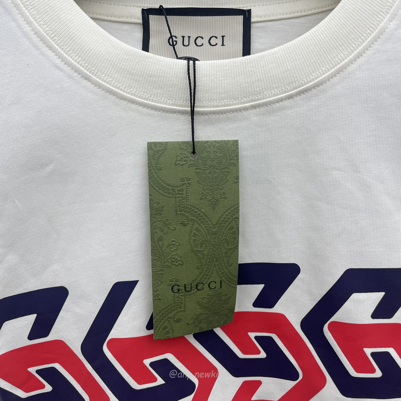 Gucci Mirror Print Oversize Cotton T Shirt (13) - newkick.vip