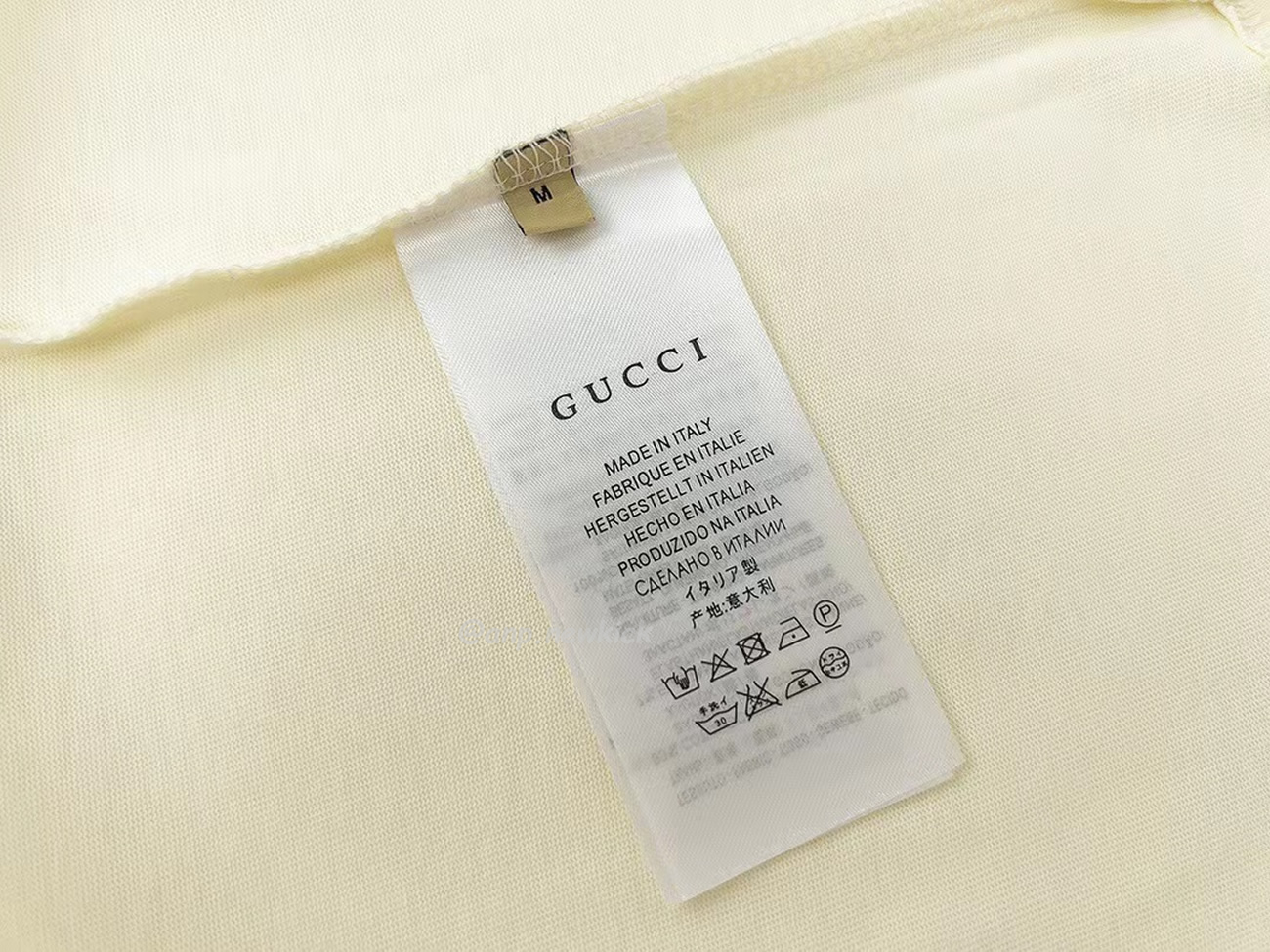 Gucci Mirror Print Oversize Cotton T Shirt (6) - newkick.vip