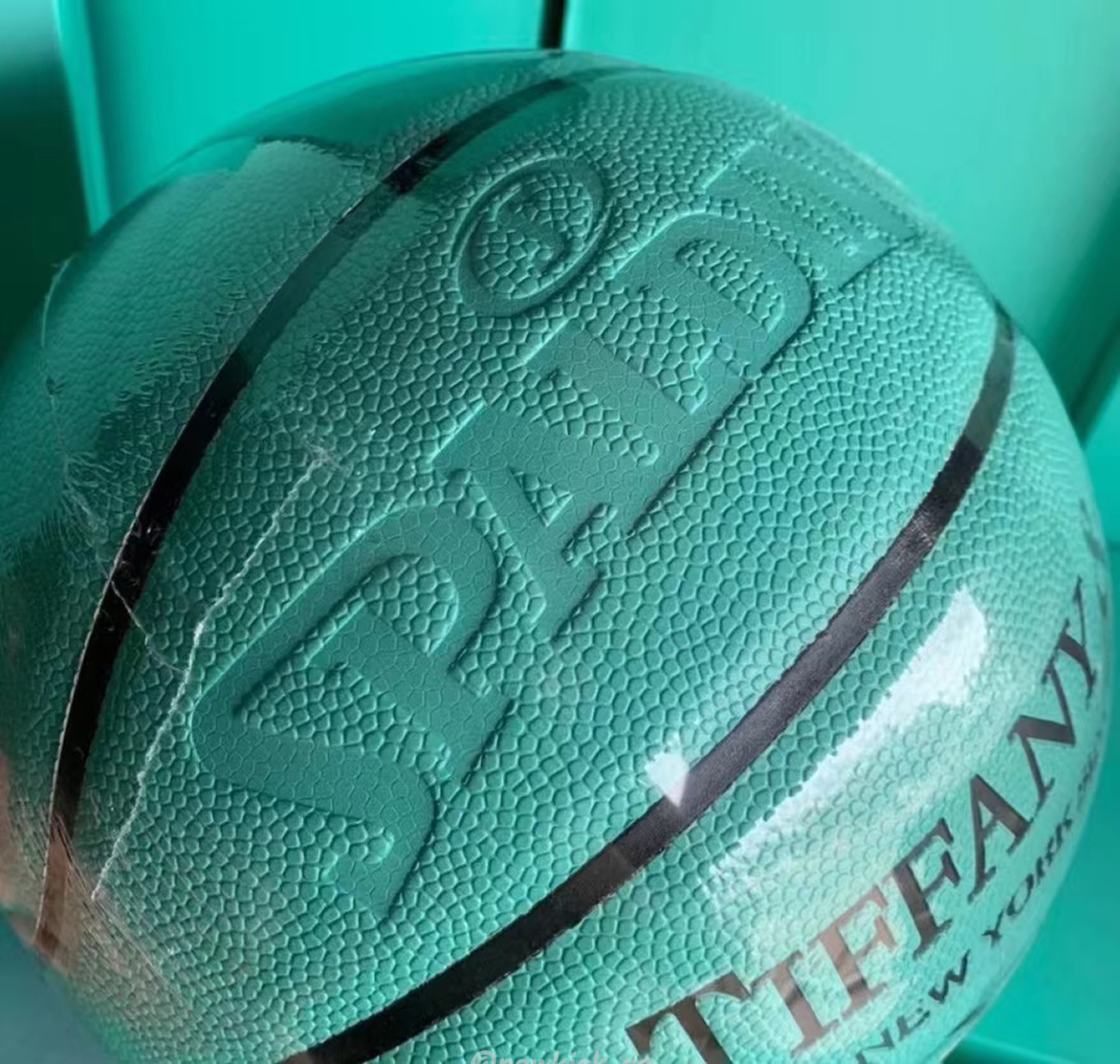 Tiffany X Cat Street X Spalding Basketball Tiffany Blue (8) - newkick.vip