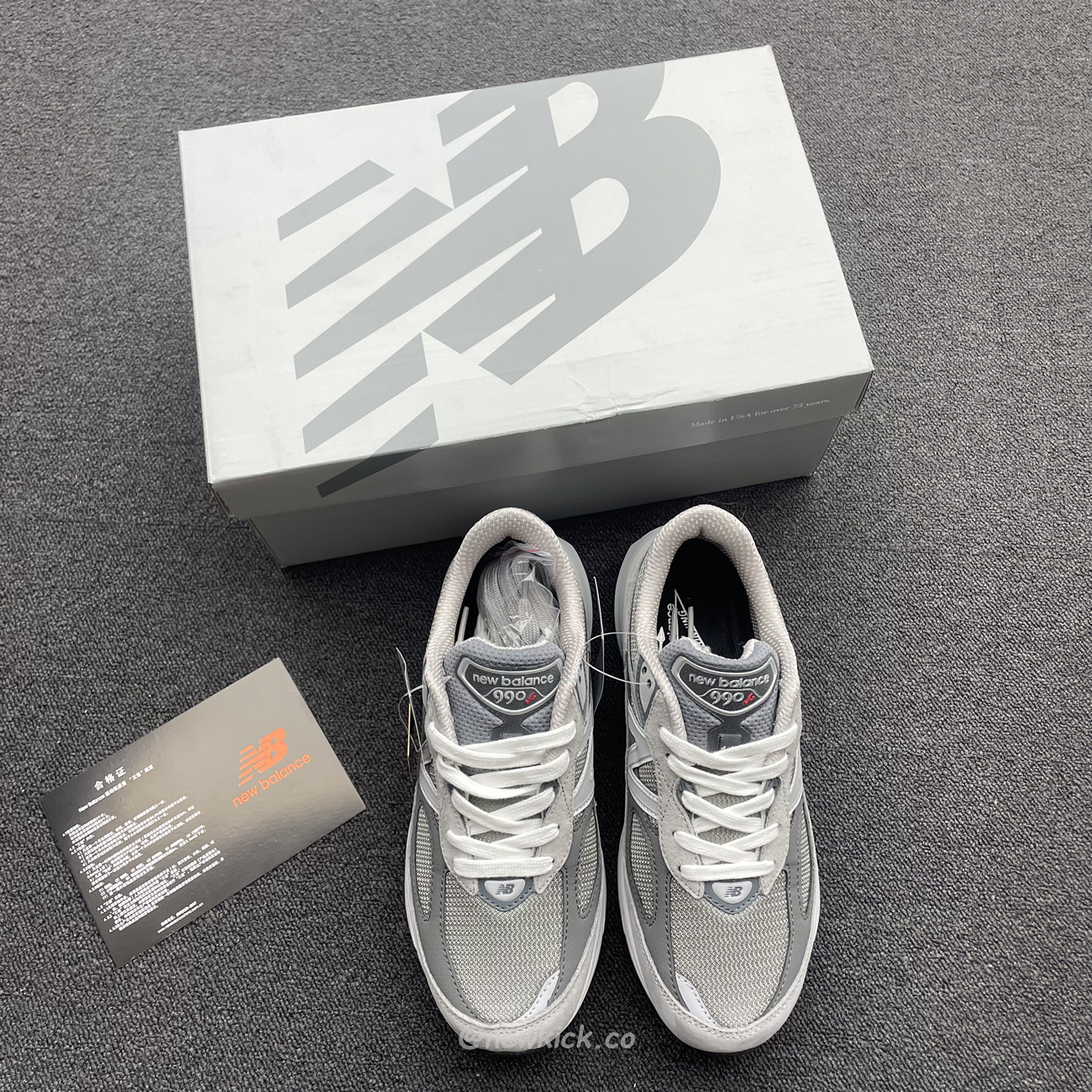 New Balance 990v6 Miusa Grey W990gl6 (11) - newkick.vip