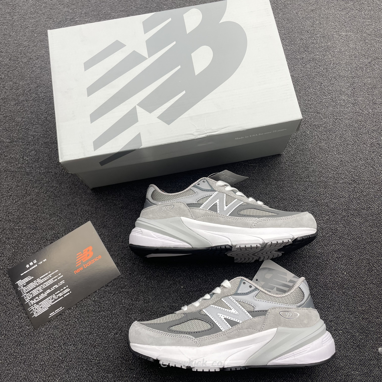 New Balance 990v6 Miusa Grey W990gl6 (12) - newkick.vip