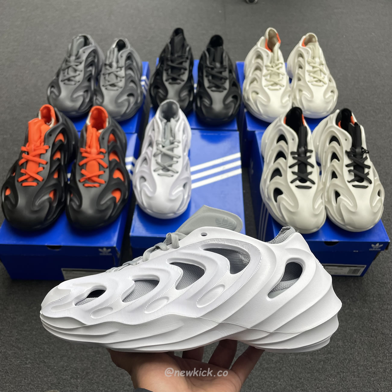 Adidas Adifom Q Wonder White Core Black Orange Grey (11) - newkick.vip