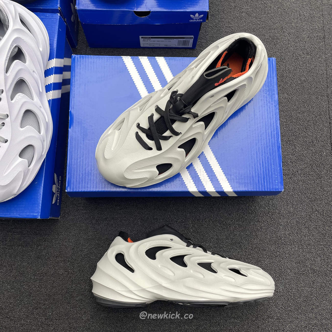 Adidas Adifom Q Wonder White Core Black Orange Grey (12) - newkick.vip