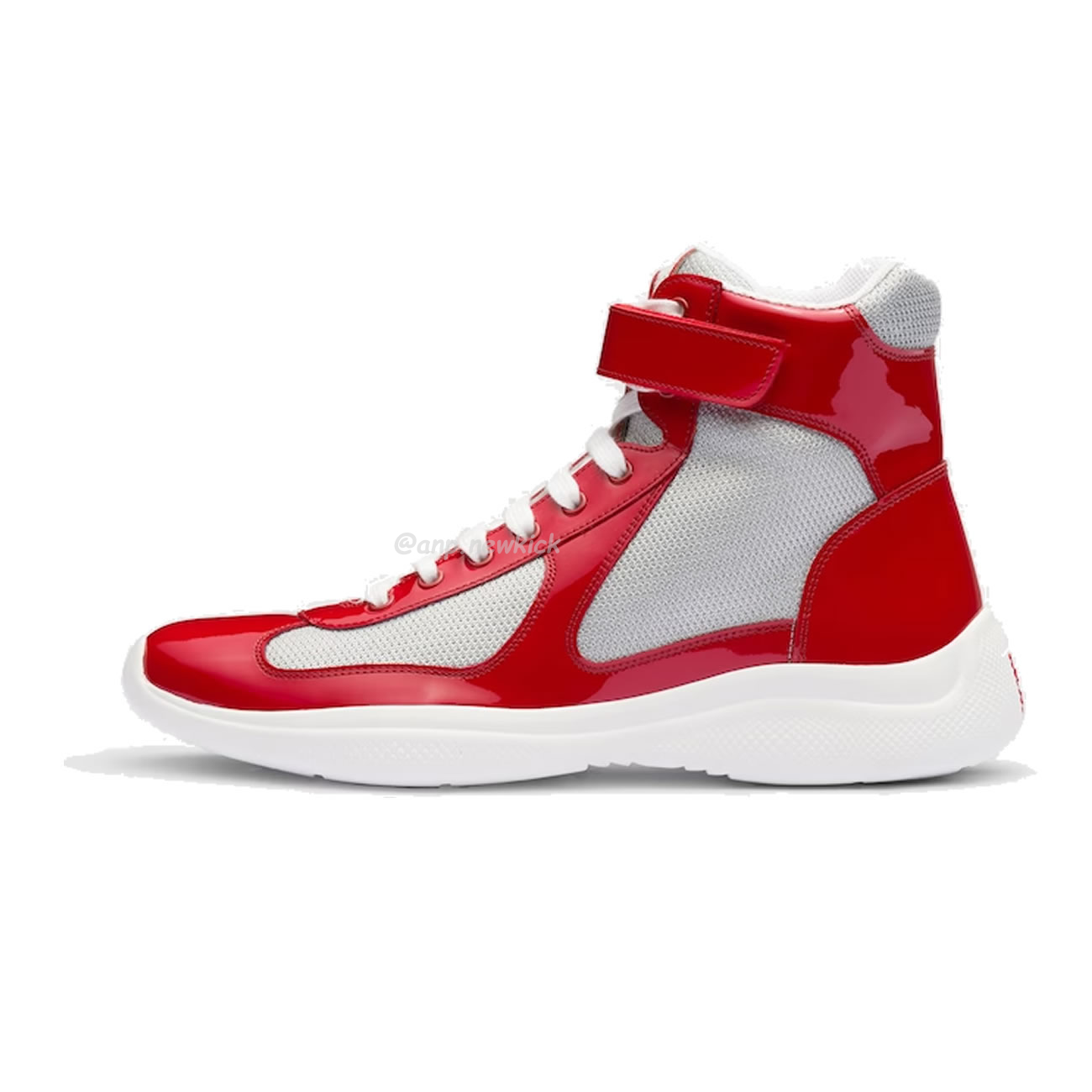 Prada Americas Cup High Top Sneakers (1) - newkick.vip