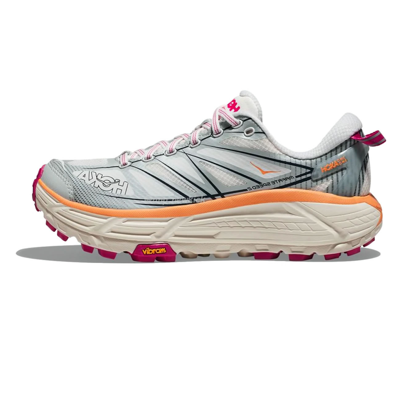 Hoka One One Mafate Speed 2 Black Castlerock 1126851 Bcstl (23) - newkick.vip