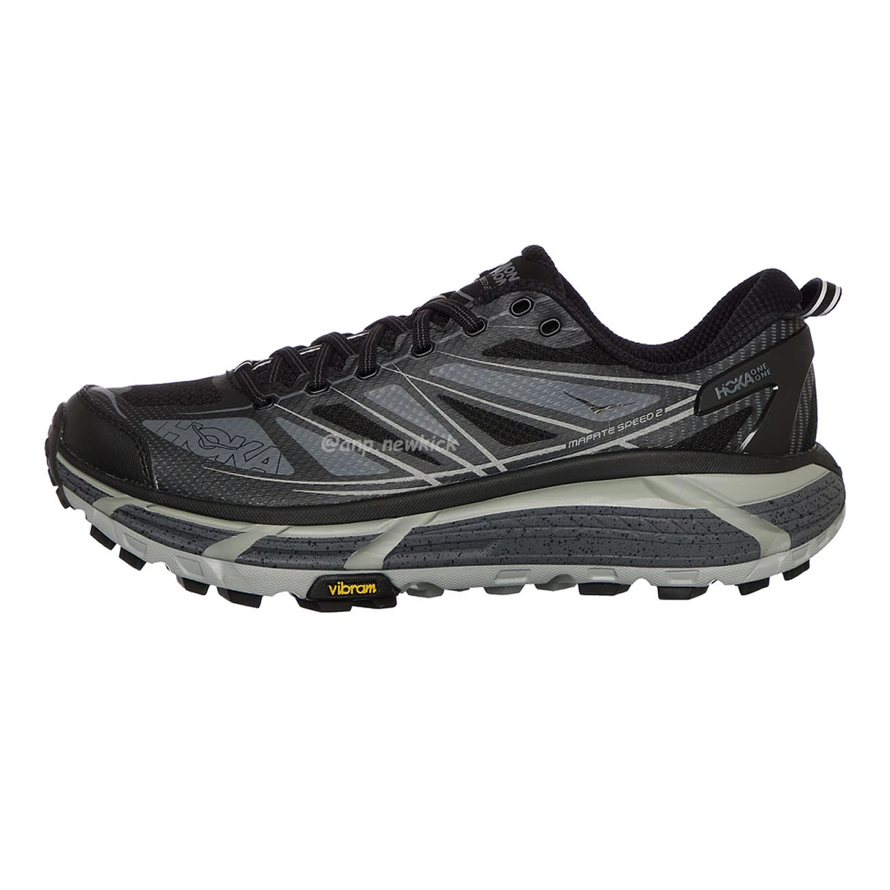 Hoka One One Mafate Speed 2 Black Castlerock 1126851 Bcstl (8) - newkick.vip