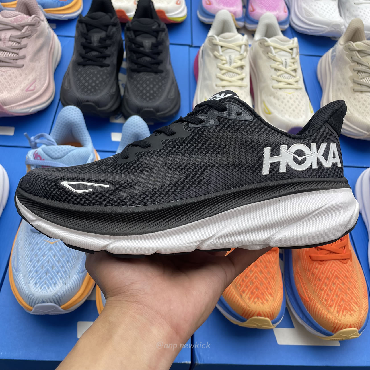 Hoka One One Clifton 9 White 1127895 Wwh (13) - newkick.vip