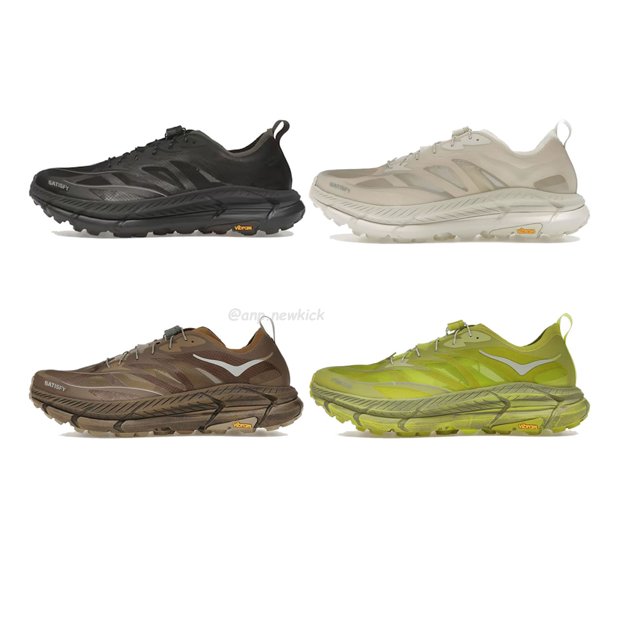 Hoka One One Mafate Speed 4 Lite Satisfy Bone Coffee Rubber Sulfur 1157050 Bone (1) - newkick.vip