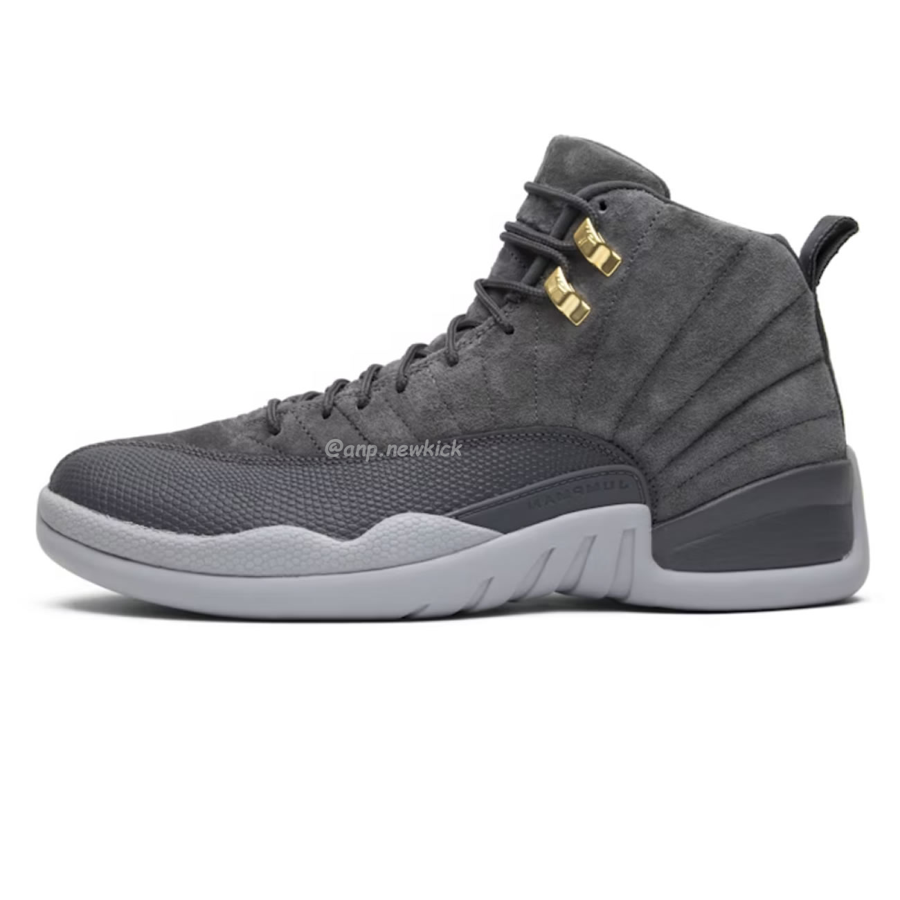 Air Jordan 12 Retro Dark Grey 130690 005 (1) - newkick.vip