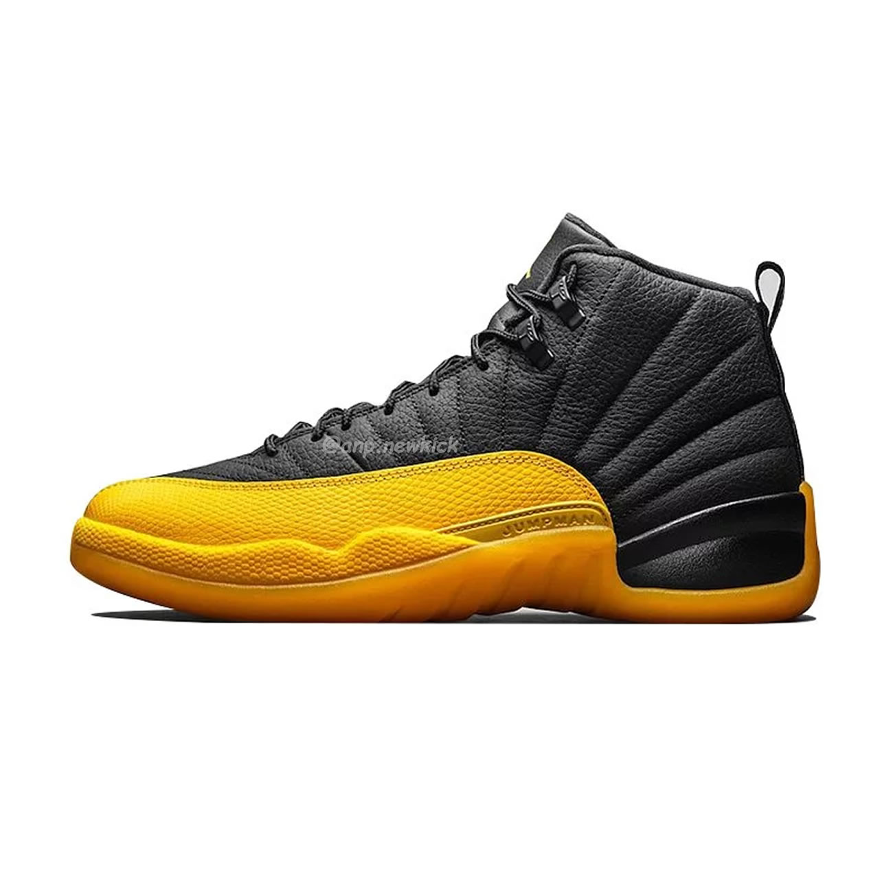 Air Jordan 12 Retro Black University Gold 130690 070 (1) - newkick.vip